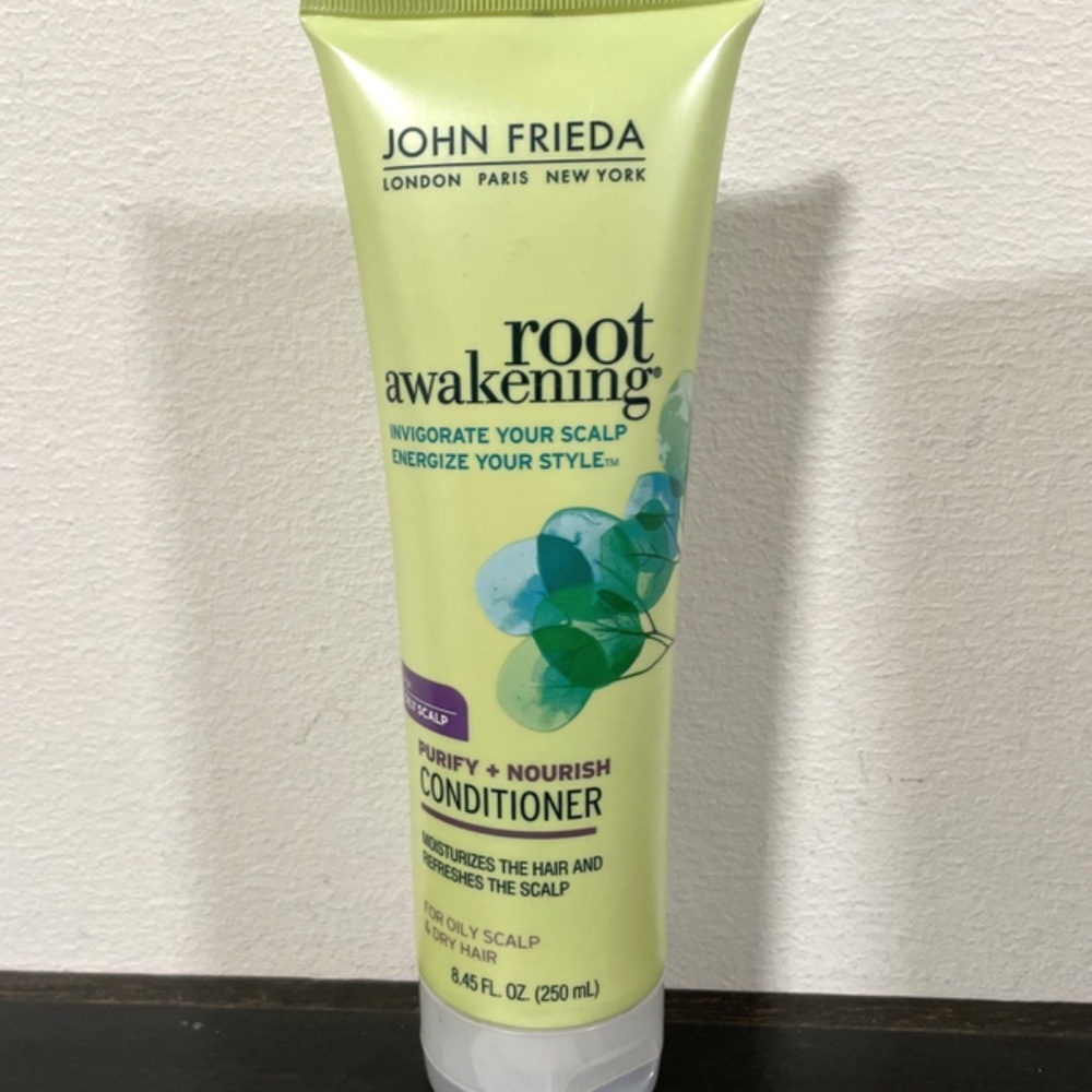 John Frieda Root Awakening Purify Nourish Conditioner 8.45oz oily scalp